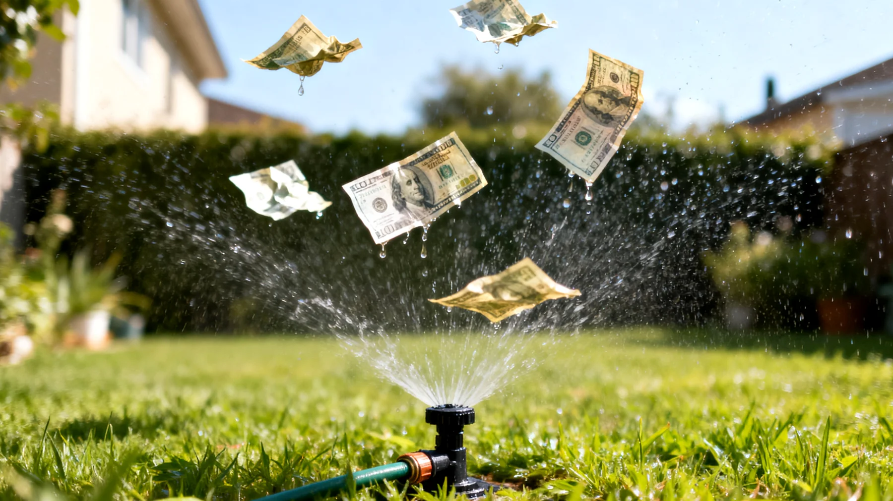 Automatischer Rasensprenger"