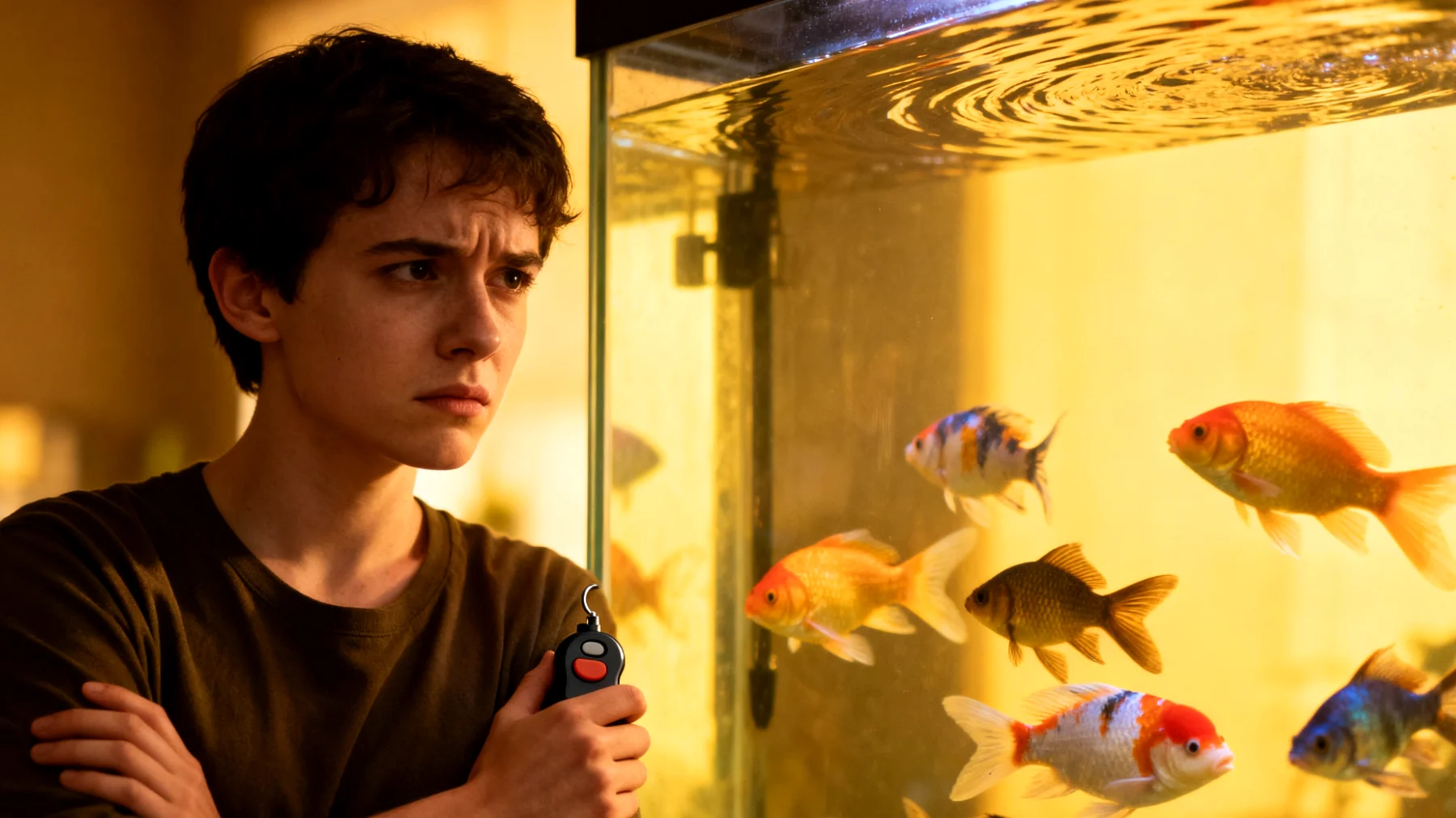 Fische können nicht trainiert werden und benötigen keine Verhaltensübungen, da sie in einem Aquarium leben und nicht auf klassische Trainingsmethoden reagieren"