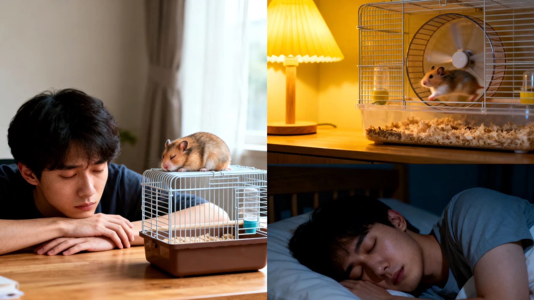 Hamster benötigen eine strukturierte tägliche Routine mit festen Fütterungs- und Aktivitätszeiten, da sie nachtaktive Tiere sind und ihr natürlicher Rhythmus oft mit dem Tagesablauf des Besitzers kollidiert"