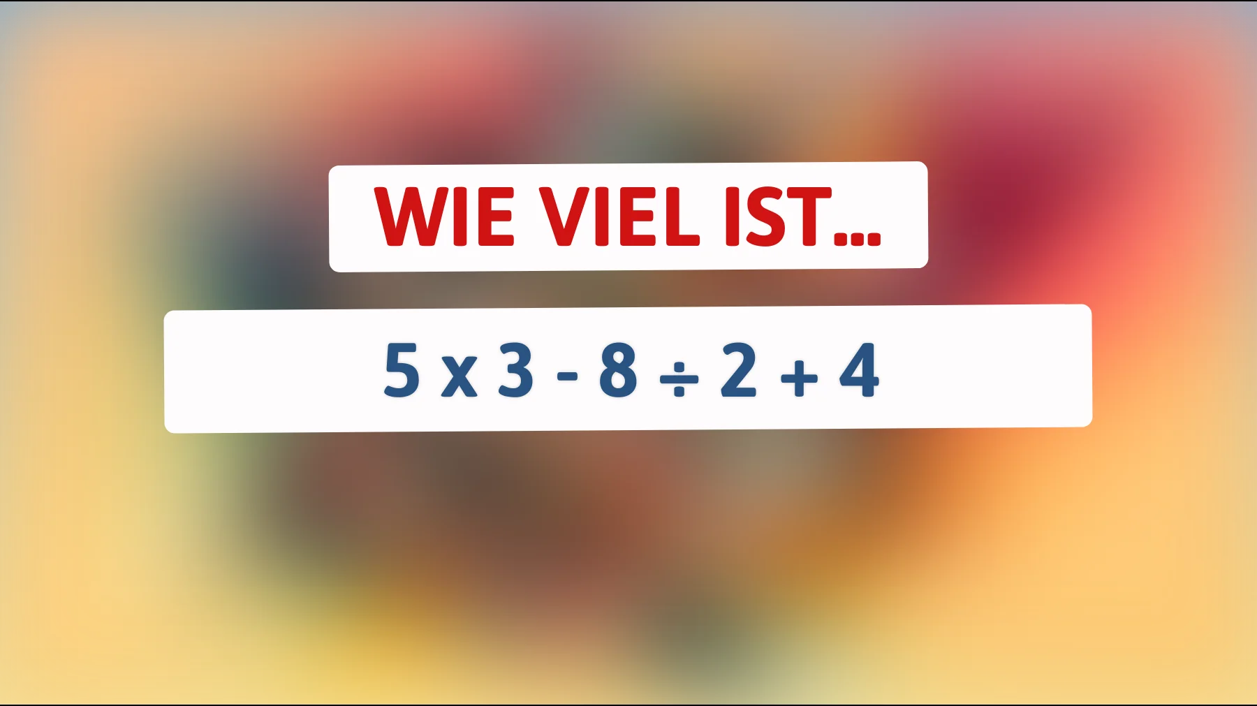 Nur 1% der Menschen können diese Mathe-Herausforderung meistern: Knackst du das Rätsel?"