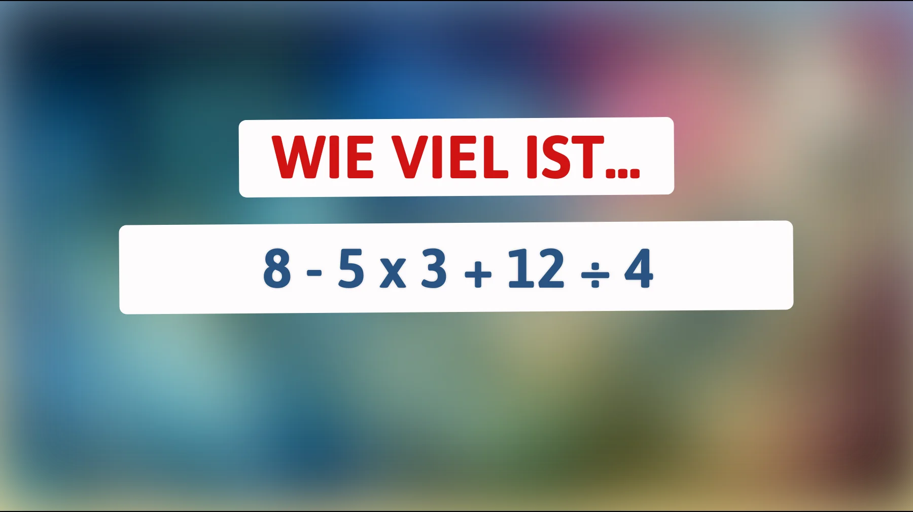 Nur 1% lösen dieses Mathe-Rätsel auf Anhieb: Kannst du es knacken?"