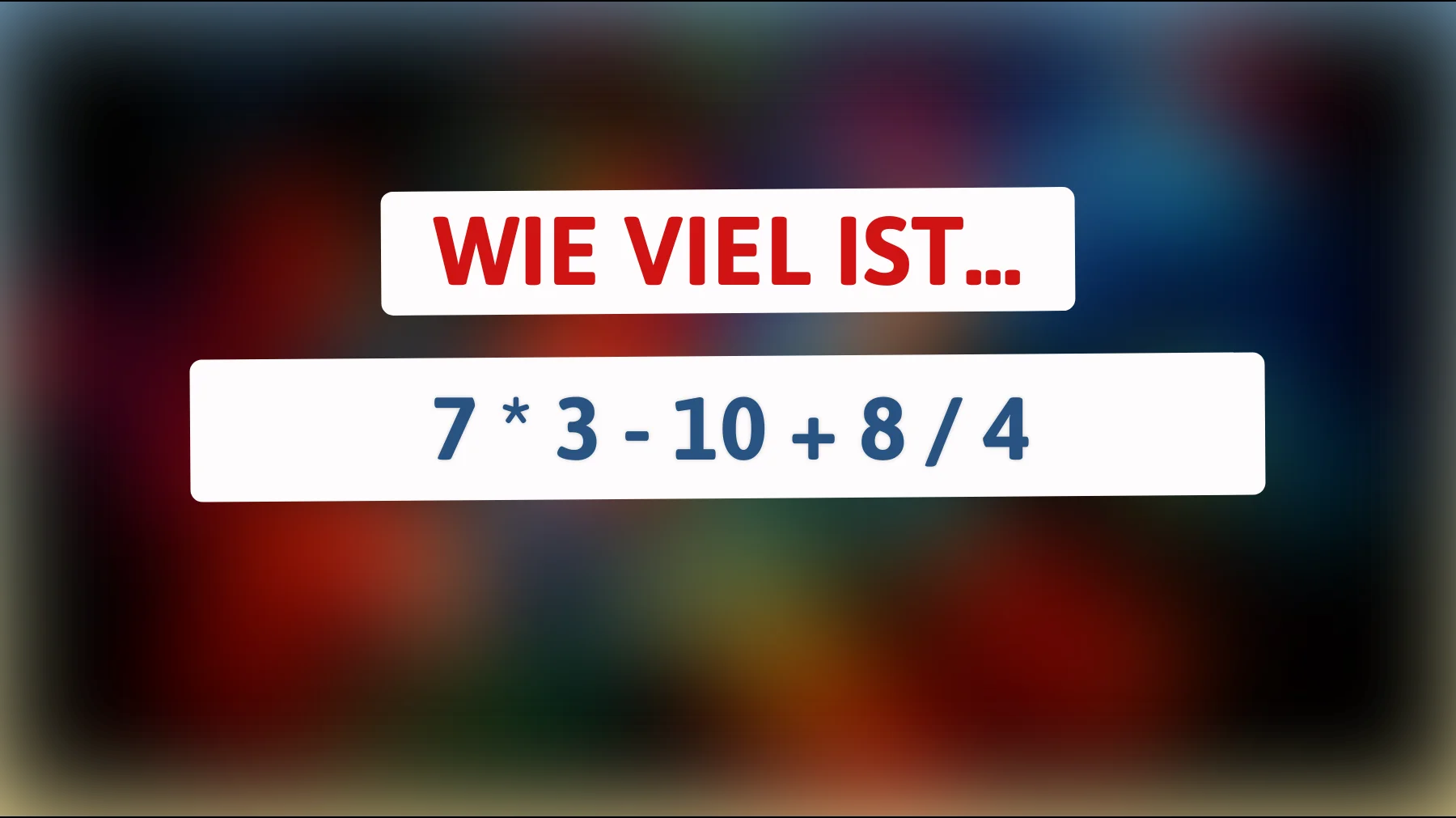 Nur für echte Genies: Kannst du dieses mathematische Rätsel lösen und die Antwort finden?"