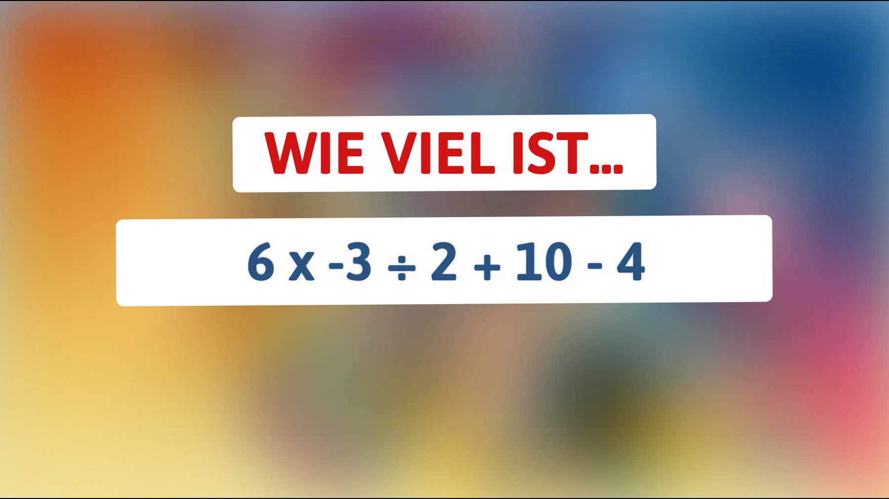 Nur für schlaue Köpfe: Können Sie dieses mathematische Rätsel lösen und beweisen, dass Sie ein Genie sind?"