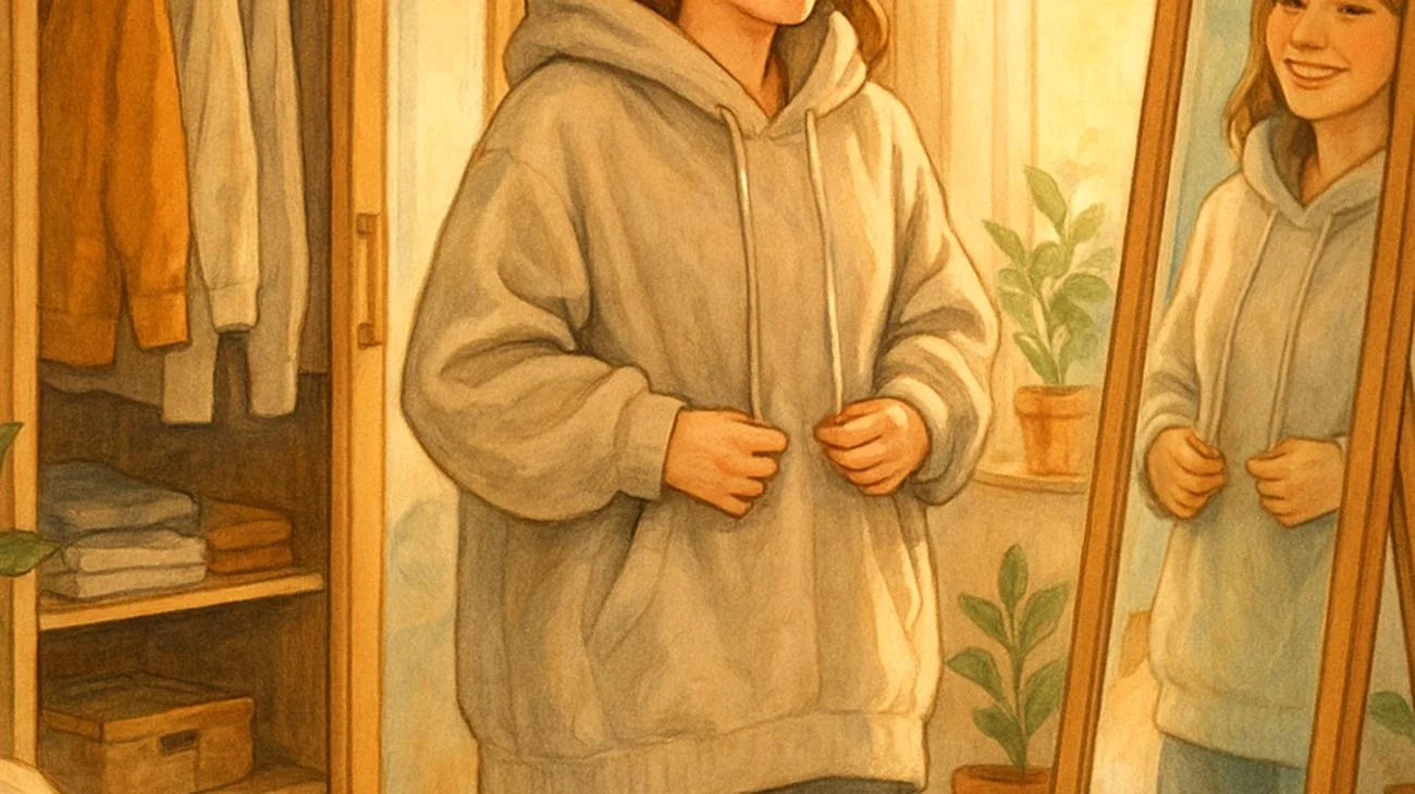 Was bedeutet es, wenn du gerne übergroße Kleidung trägst, laut Psychologie? 2026-01-25T22:15:03.974Z"