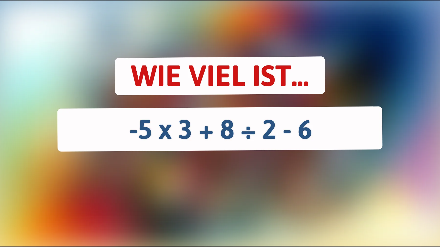 Hast du das Zeug dazu, dieses geniale Rätsel zu knacken? Finde die richtige Lösung!"
