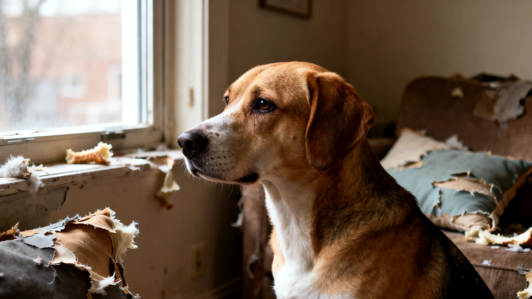 Hunde, die in einer Wohnung leben, leiden oft unter Bewegungsmangel und Langeweile, was zu destruktivem Verhalten, übermäßigem Bellen und Frustration führen kann. Wohnungshunde brauchen kreative Indoor-Beschäftigungsmöglichkeiten und geistige Stimulation, die über kurze Spaziergänge hinausgehen."