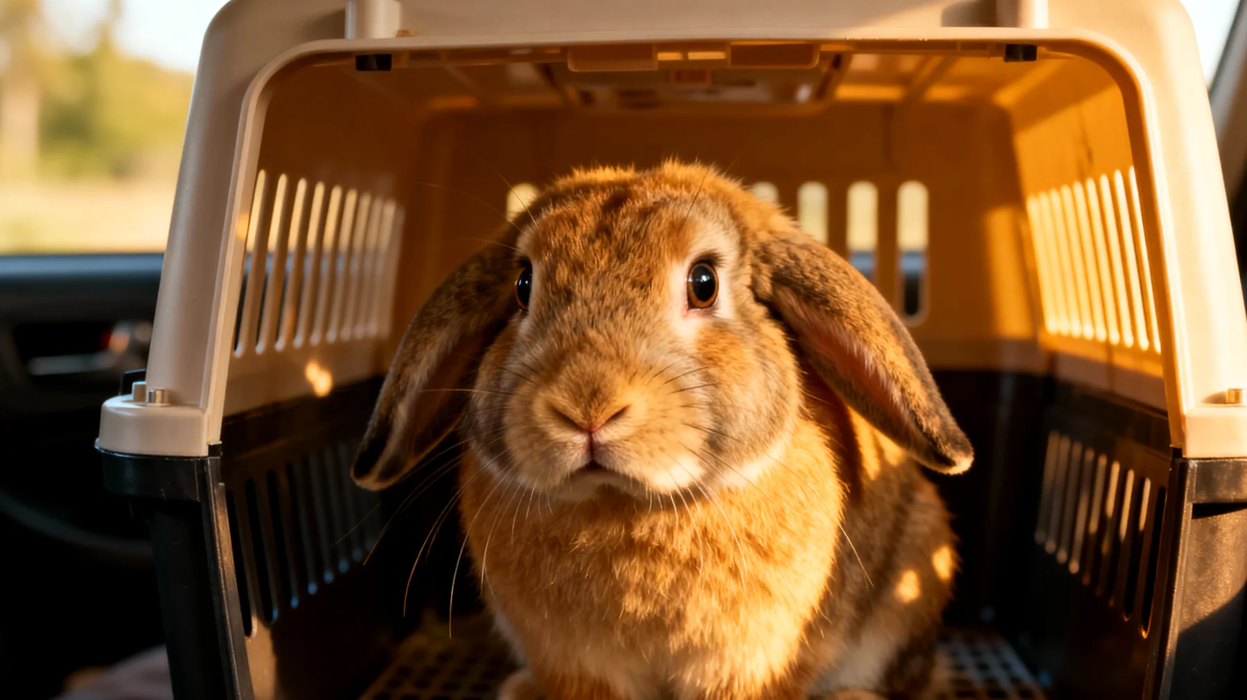 Kaninchen leiden häufig unter Stress und Verdauungsproblemen während der Reise, da sie sehr empfindlich auf Umgebungsveränderungen reagieren und der Transport ihr Wohlbefinden erheblich beeinträchtigen kann"