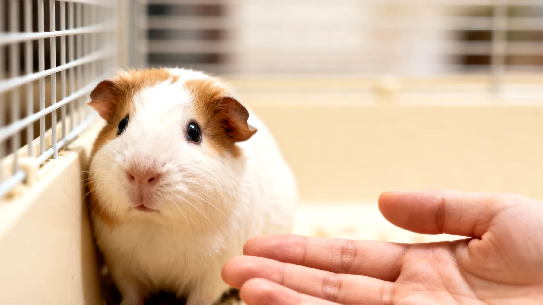 Meerschweinchen-Besitzer haben oft Schwierigkeiten, ihre erwachsenen Tiere nach der Adoption richtig einzugewöhnen, da diese scheu sind, sich verstecken und nur langsam Vertrauen aufbauen"