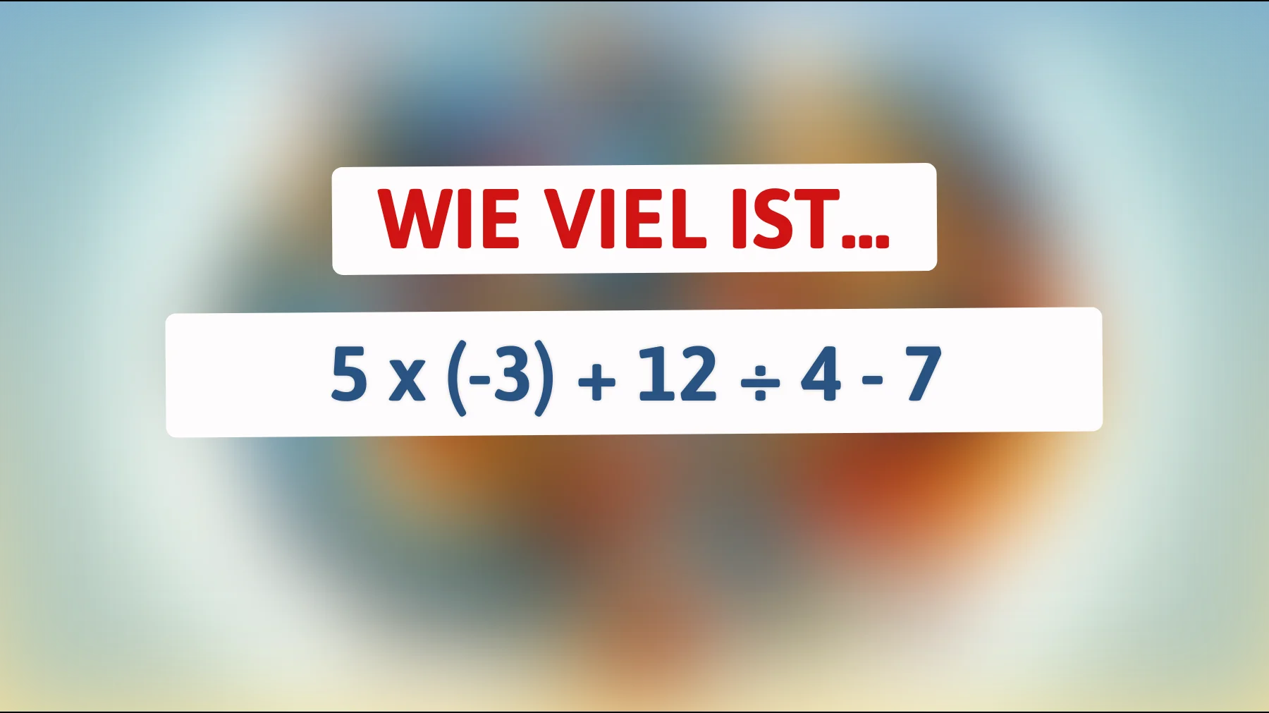 Nur 1% der Menschen können diese mathematische Herausforderung lösen – bist du einer von ihnen?"