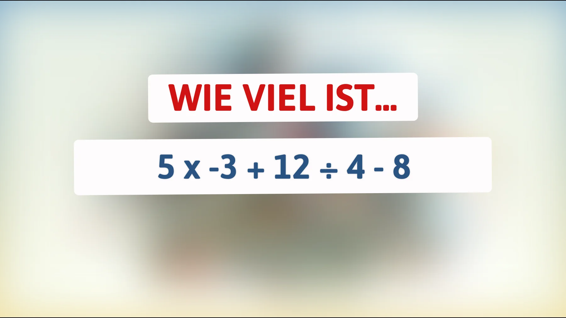 Nur die klügsten Köpfe können diese mathematische Herausforderung knacken! Bist du dabei?"