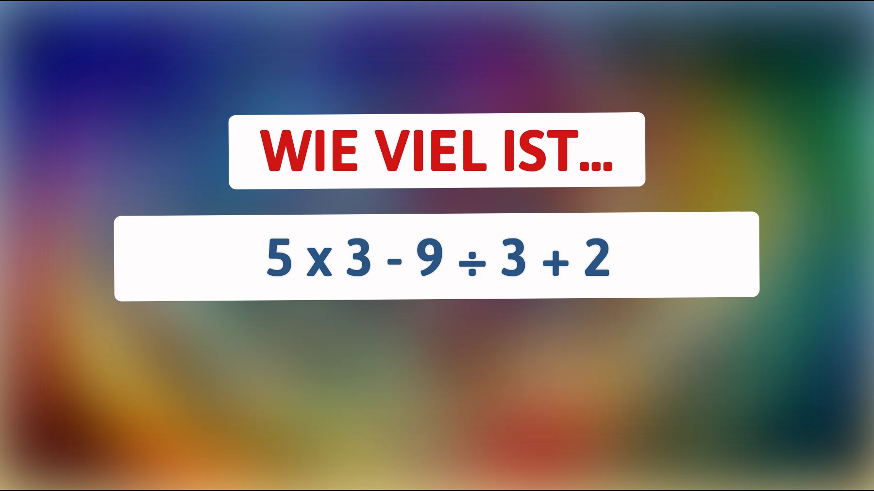 Nur die schlauesten Köpfe können dieses mathematische Rätsel in Sekunden lösen – bist du einer von ihnen?"