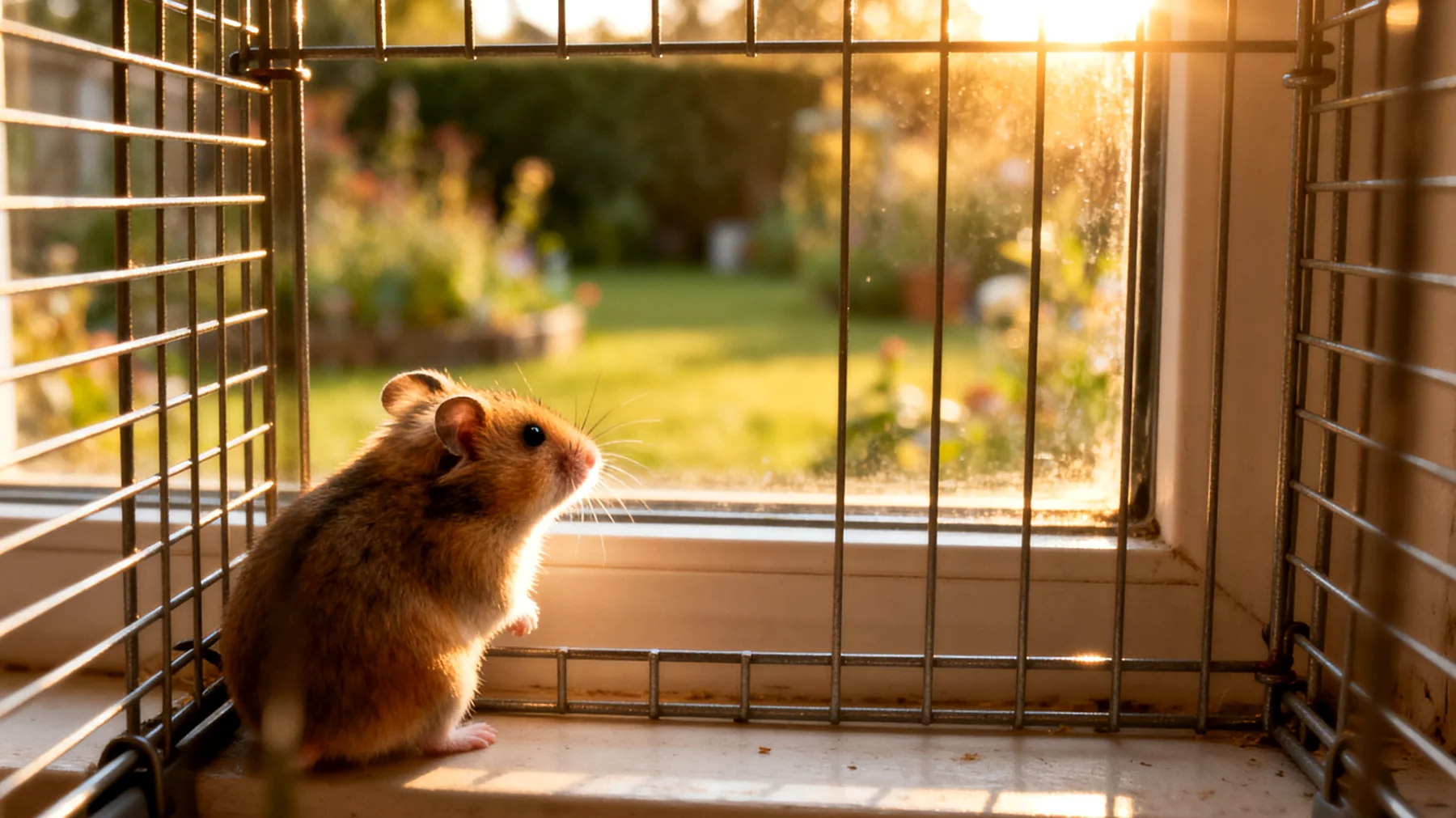 Hamster können nicht im Garten trainiert werden, da sie Fluchttiere sind, Raubtieren ausgesetzt wären und schnell entkommen könnten. Es fehlt eine sichere Indoor-Alternative für abwechslungsreiche Trainings- und Verhaltensübungen."